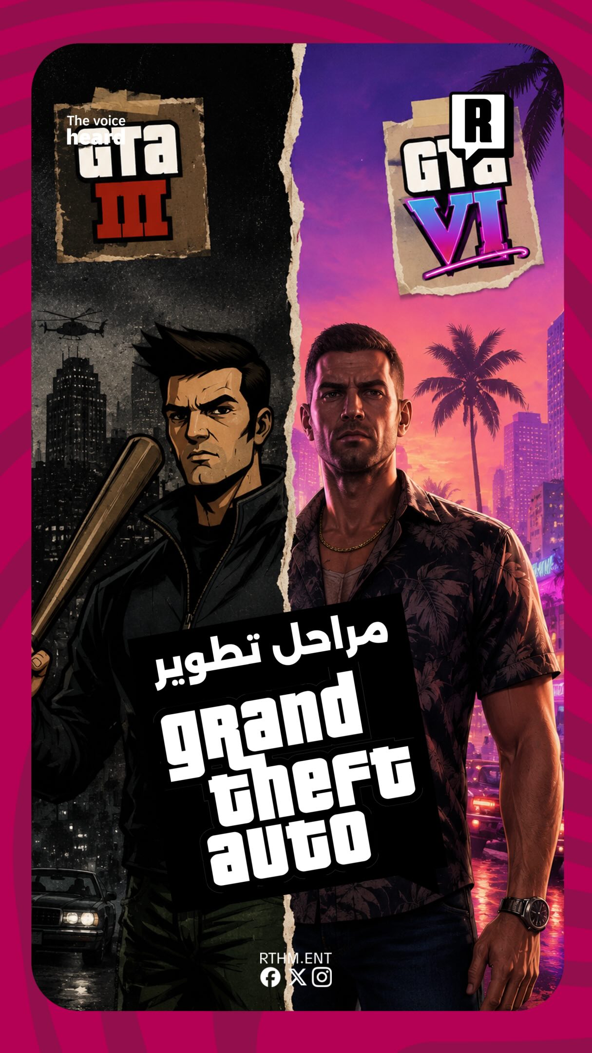 من البدايات المتواضعة إلى أكثر لعبة مُنتظرة في التاريخ Grand Theft Auto

@rockstargames 
#gaming