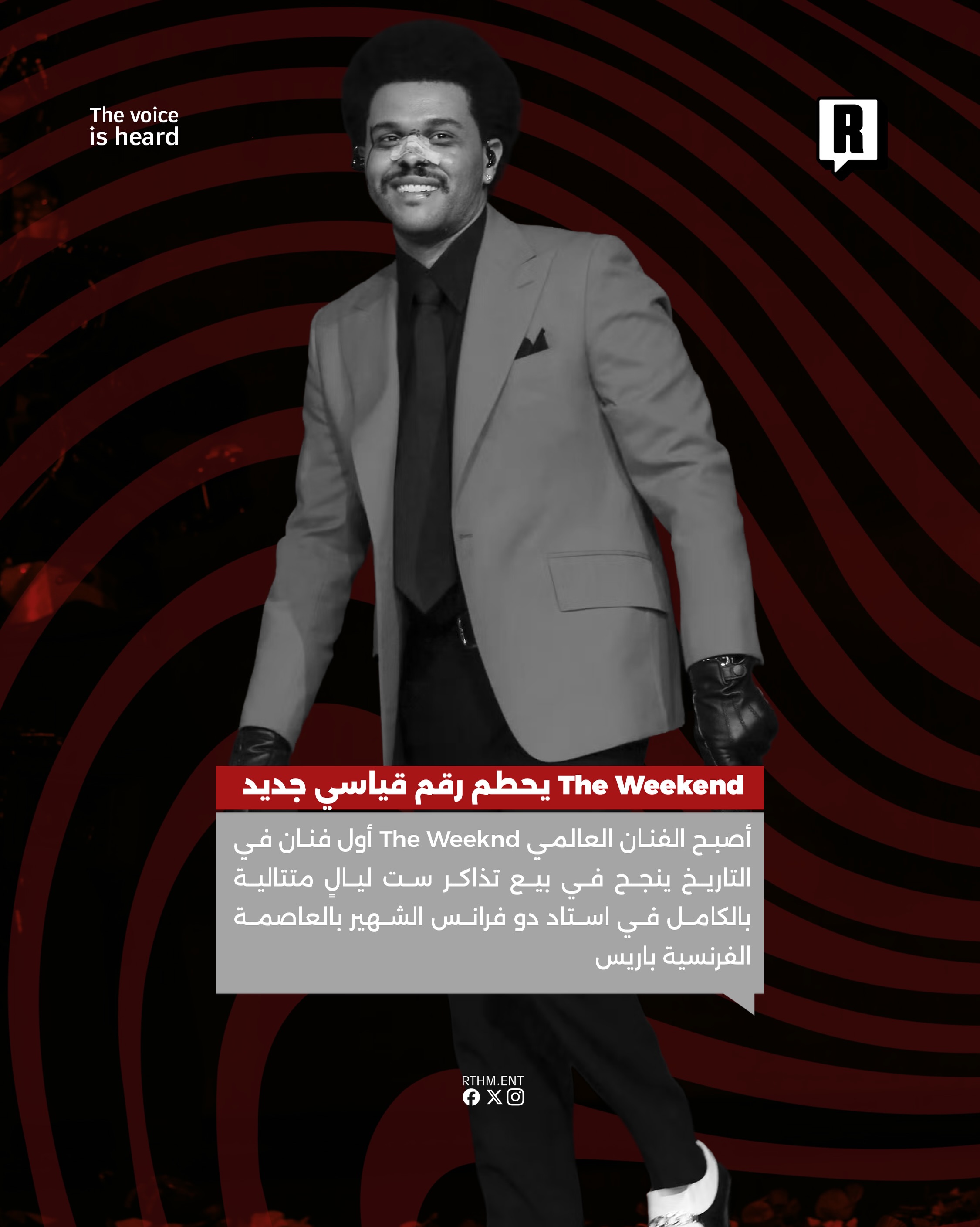 The Weekend يحطم رقم قياسي جديد 2