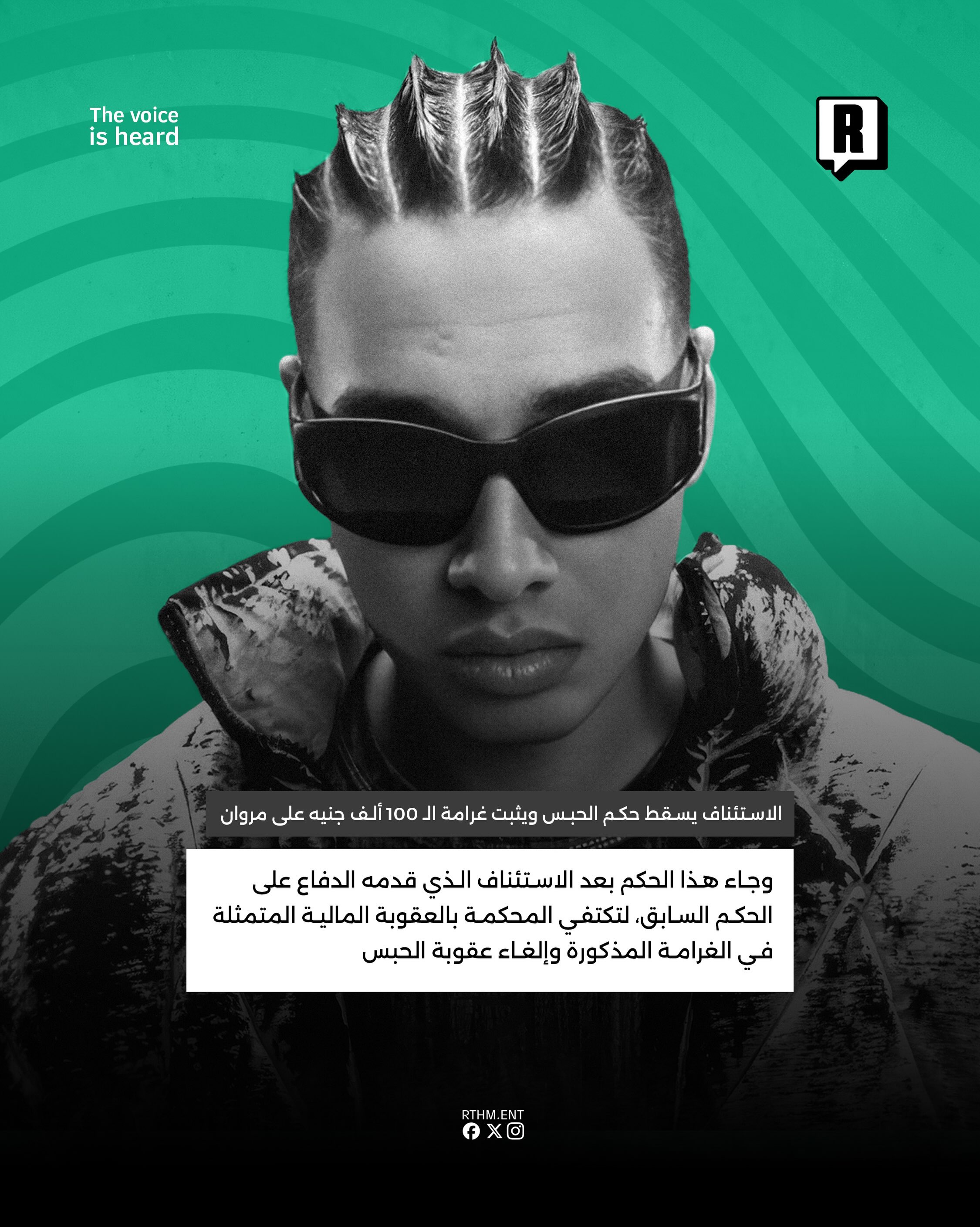 تطورات قضية مروان بابلو .. الاستئناف يسقط حكم الحبس ويثبت غرامة الـ 100 ألف جنيه 3